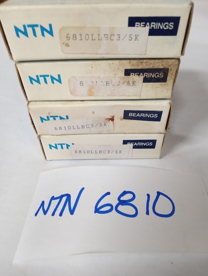 (1) NTN 6810 LLB C3 Bearing, NOS