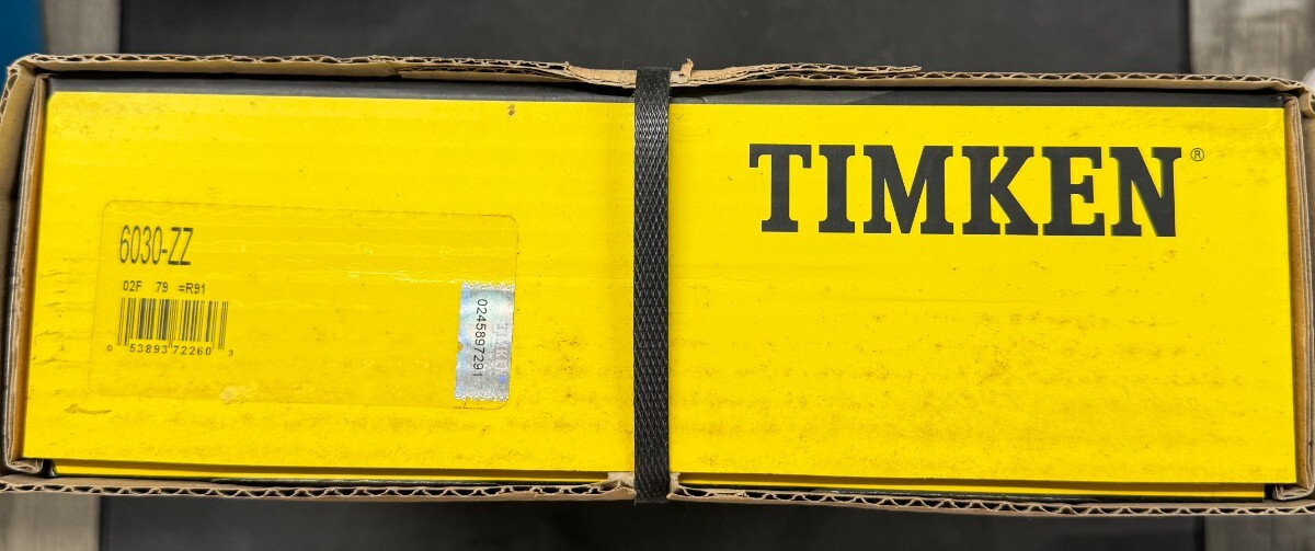 TIMKEN 6030-2Z Deep Groove Ball Bearing – NEW