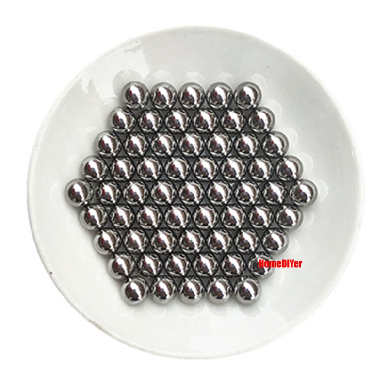 Solid Steel Ball Diameter 5.46mm-8.1mm High Precision Bearing Balls Smooth Bead