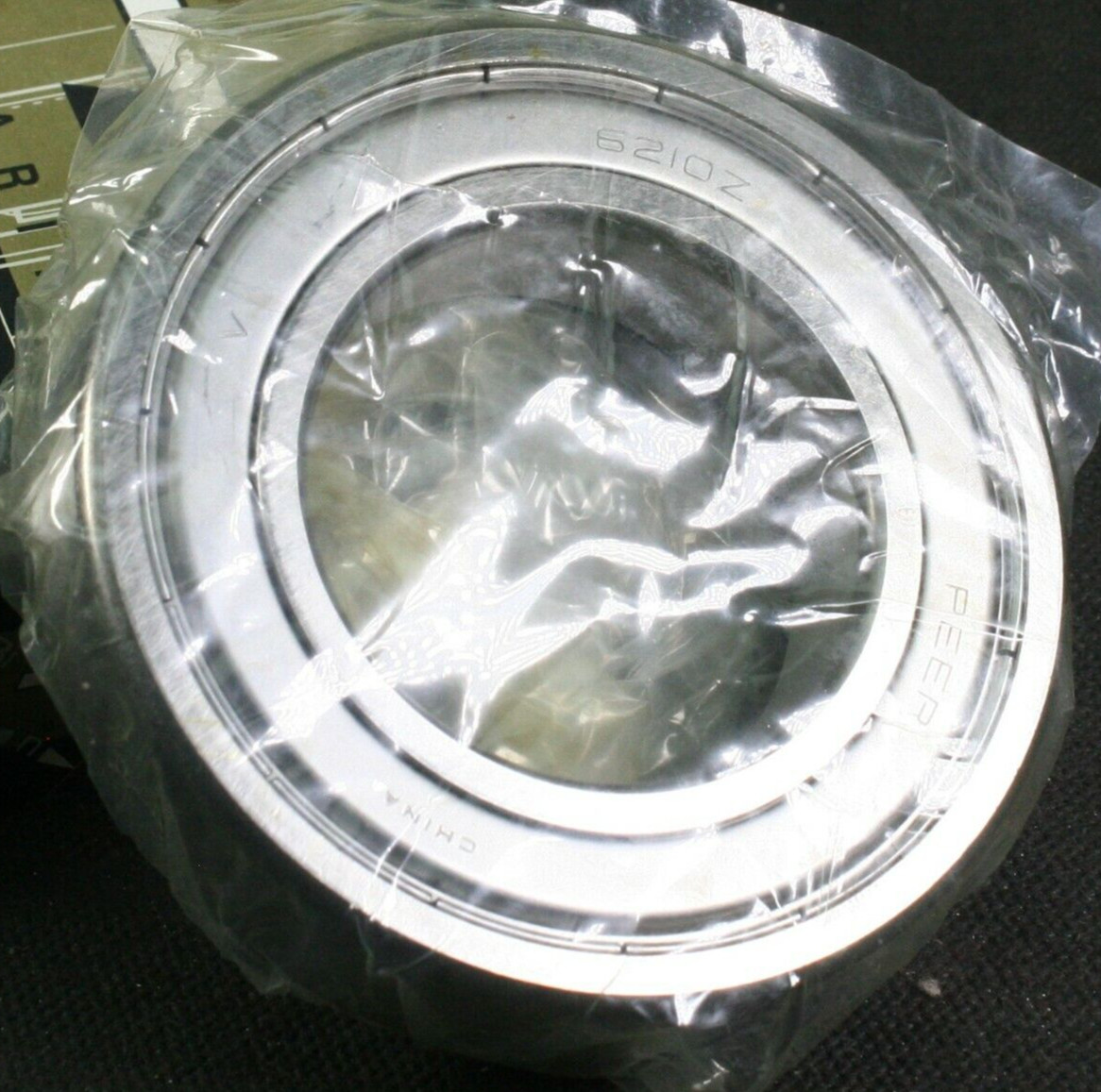 One (1) Peer 6210 ZZ Deep Groove Bearing 50MM ID China NEW