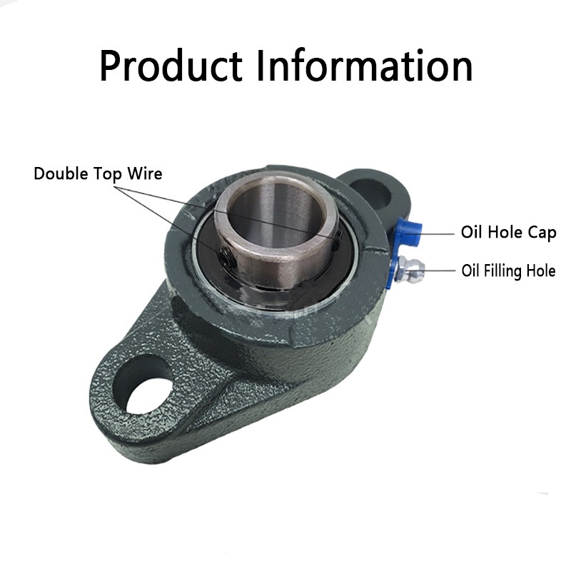 LK/ FBK Pillow Block Housed Bearing UCFL 203 204 F205 F206 F207 F208 to F212