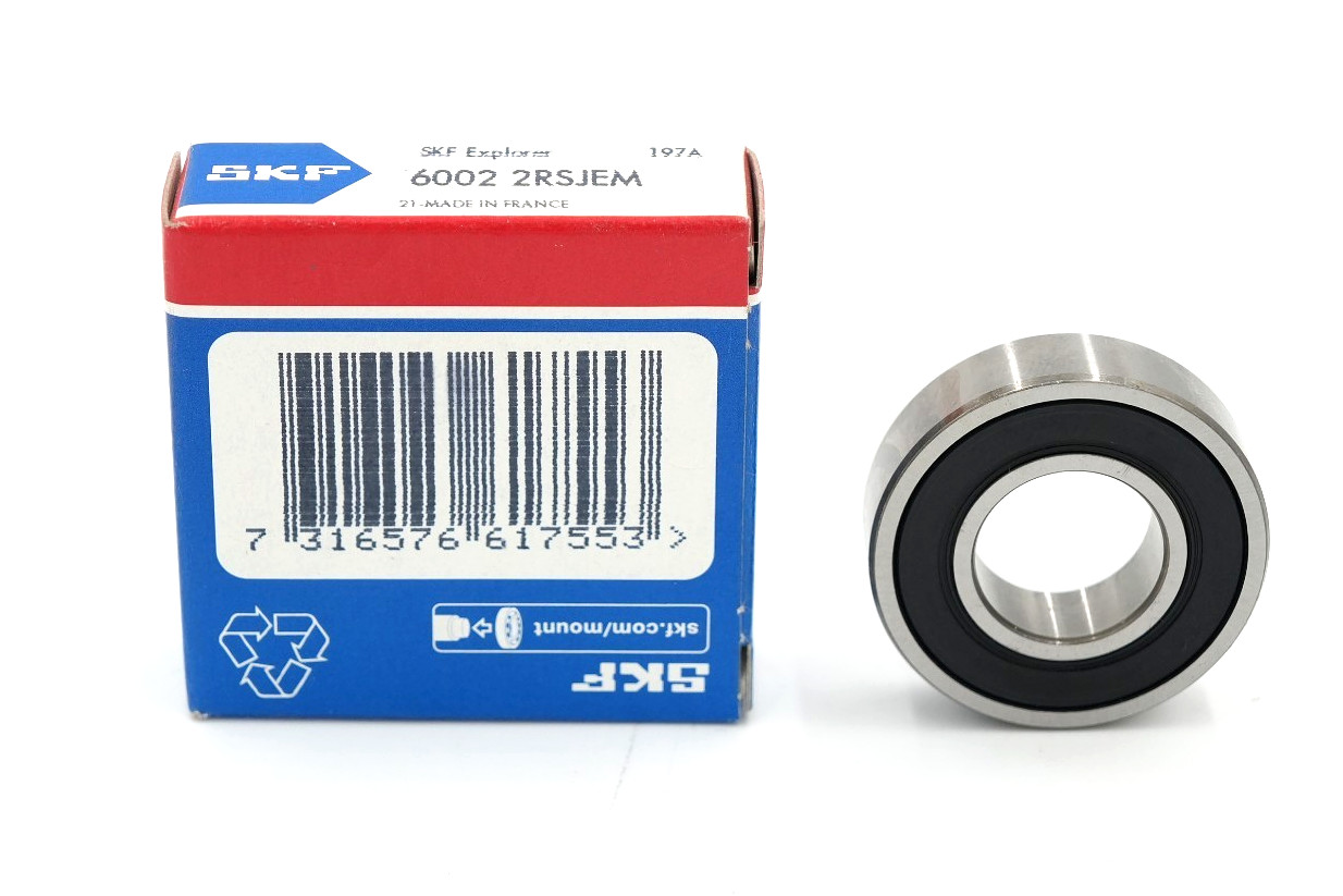 SKF 6002 2RSJEM Double Sealed Ball Bearing 15mm x 32mm x 9mm – Fast Shipping!