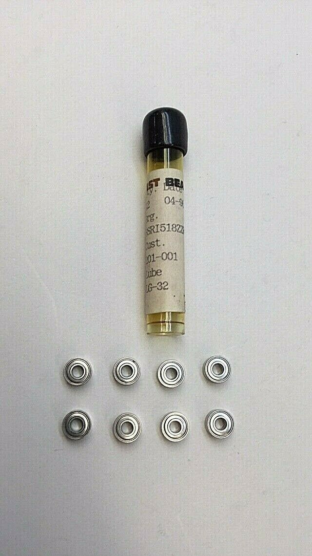 AST SSR1518ZZRA3P25 Miniature Precision Ball Bearings (Pack Of 8)