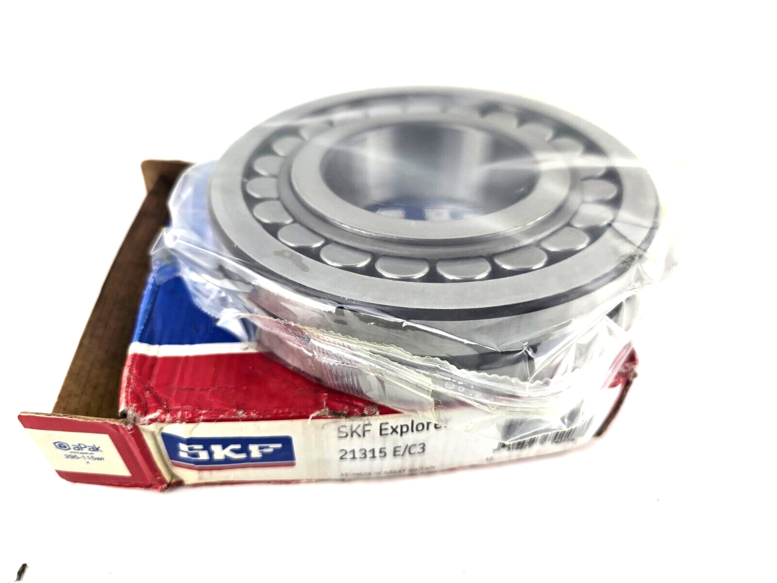 Genuine SKF Explorer Spherical Roller Bearing 21315 E/C3 SKF 21315EC3 75x160x37