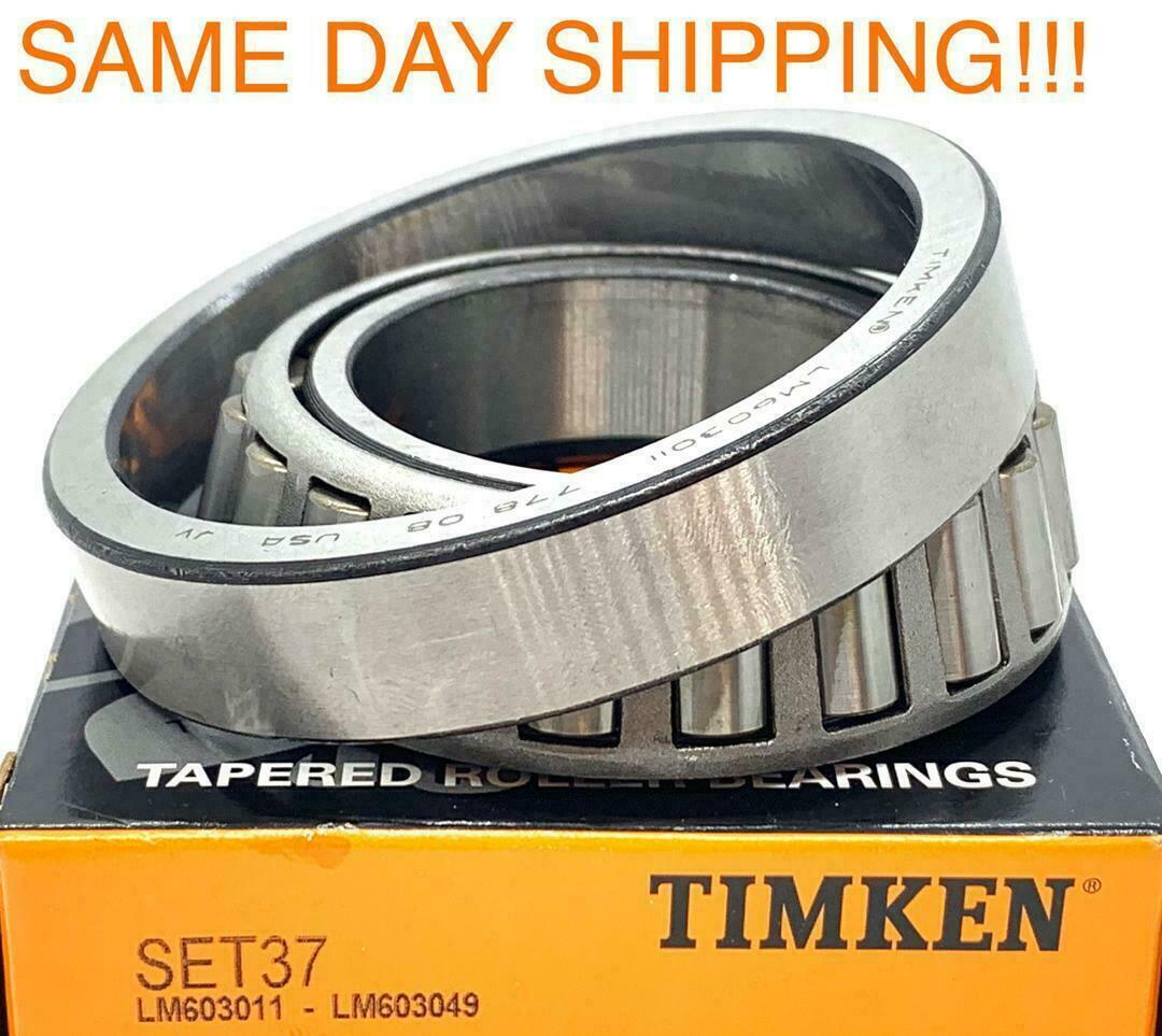 Timken Set37, Set 37 (LM603049/LM603011) Cup & Cone SAME DAY SHIPPING TIMKEN