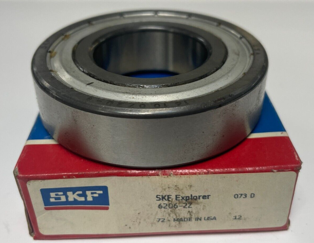 SKF DEEP GROOVE BALL BEARING 6206-2Z 30MM X 62MM X 16MM
