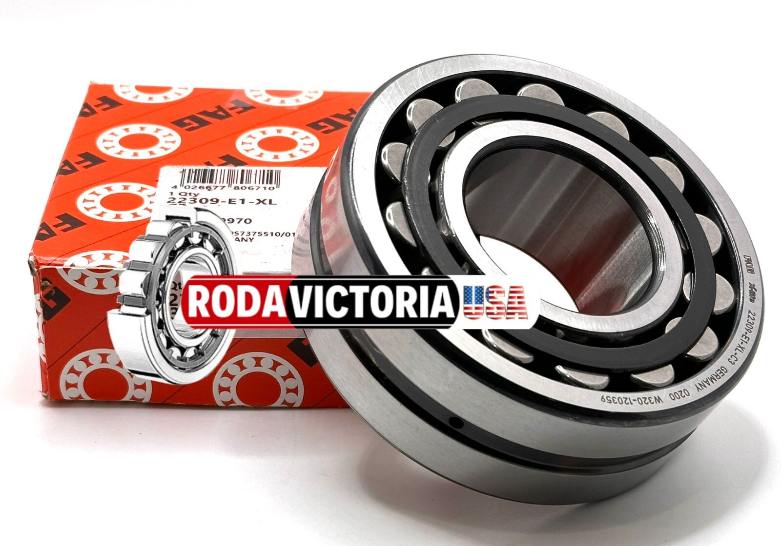 FAG GERMANY 22309 E 1 XL C4 Spherical roller bearing 45x100x36 mm