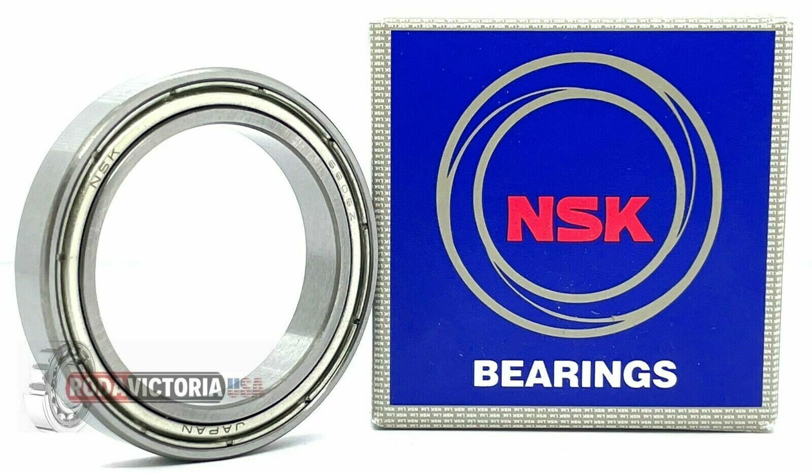 NSK MADE IN JAPAN 6806 ZZE Deep Groove Ball Bearings 30x42x7mm. 61806 ZZ NSK
