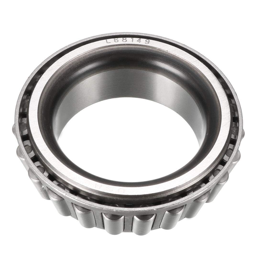 uxcell L68149 Tapered Roller Bearing Single Cone 1.38″ x 0.66″, silver tone