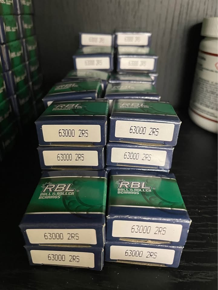 Replacement for Ball & Roller Bearings 63000 2RS. NEW IN BOX