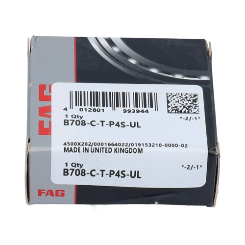 B708-C-T-P4S-UL FAG/Schaeffler Technologies 8 x 22 x 7 mm ANGULAR CONT. BALL…