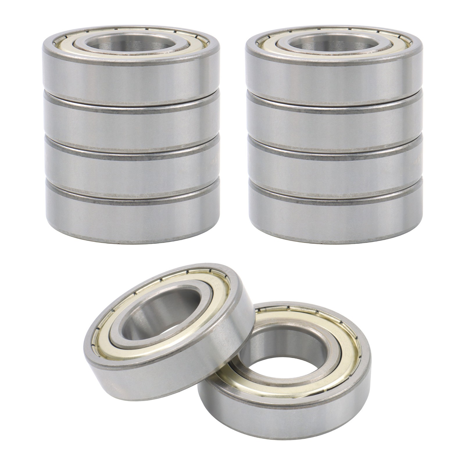 6206-ZZ Ball Bearing 30x62x16mm 10 Pcs Premium Metal Shielded Deep Groove