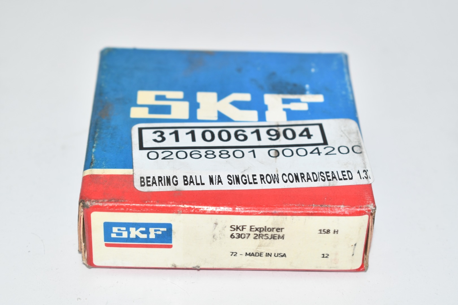 NEW SKF 6307 2RSJEM Medium 6300 Series Deep Groove Ball Bearing 35 x 80 x 21 mm