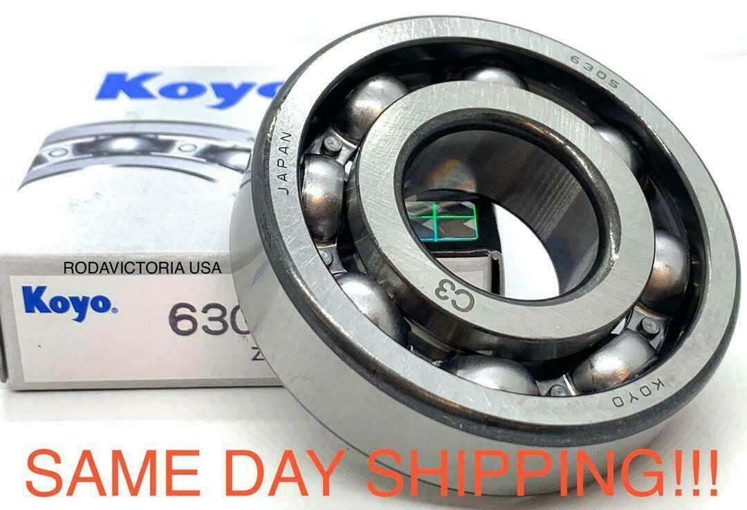 KOYO 6305 C3 DEEP GROOVE BALL BEARING, OPEN, NO SELAS 25x62x17 mm