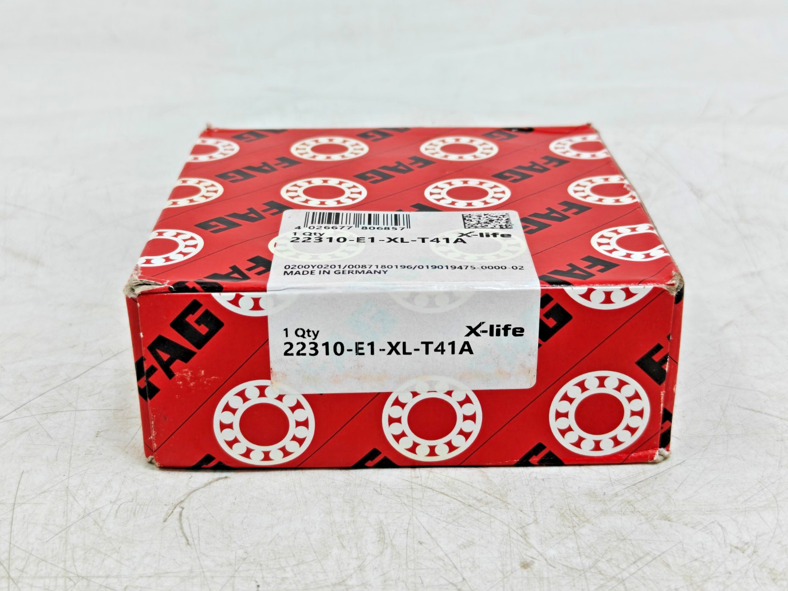 22310 E1 XL T41A FAG Spherical Roller Bearing 22310-E1-XL-T41A / 22310E/VA405