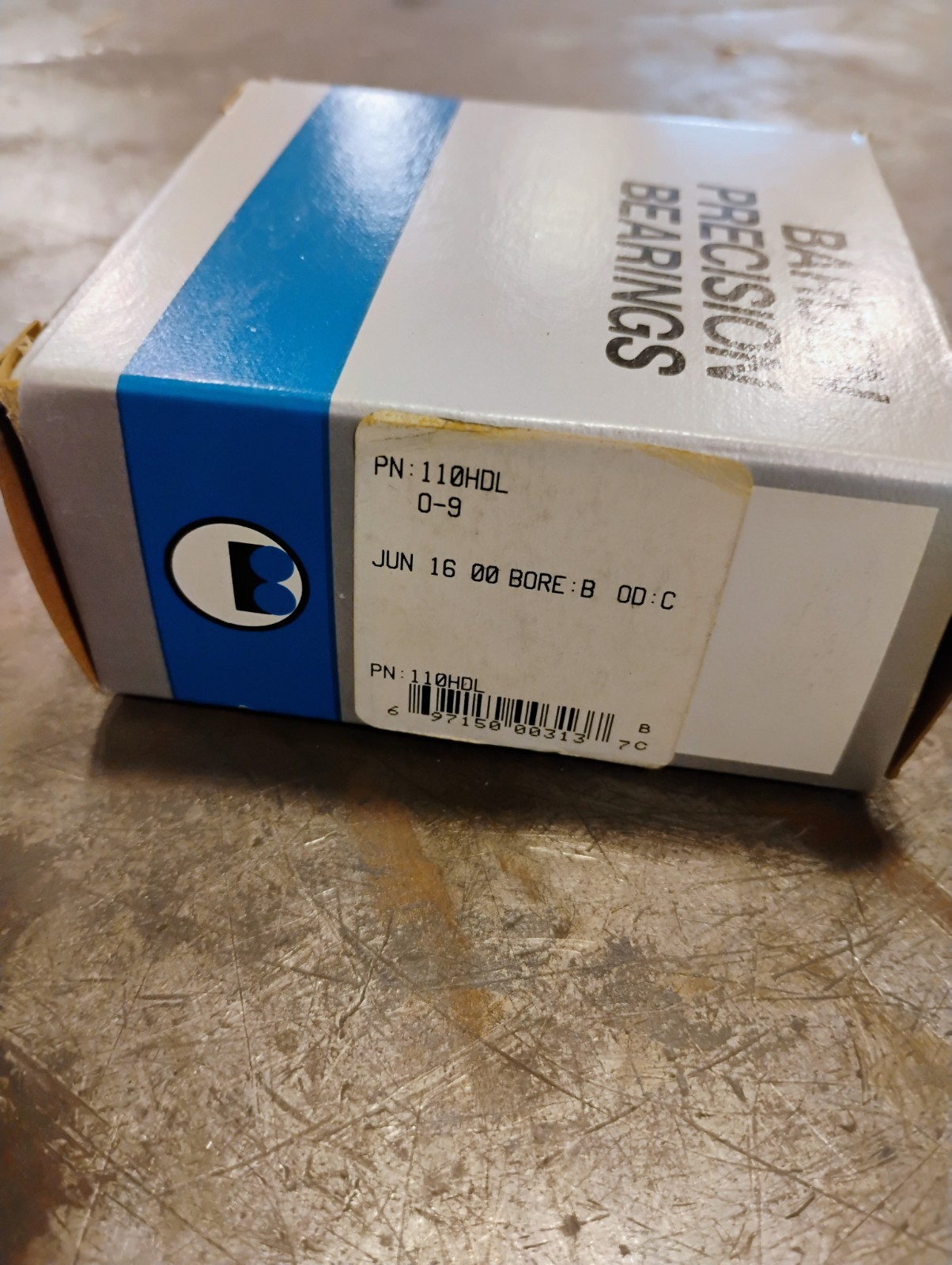 Barden 110HDL Angular Contact Bearing 50x80x16 mm 7010 110 H DL HDL 110H USA Set