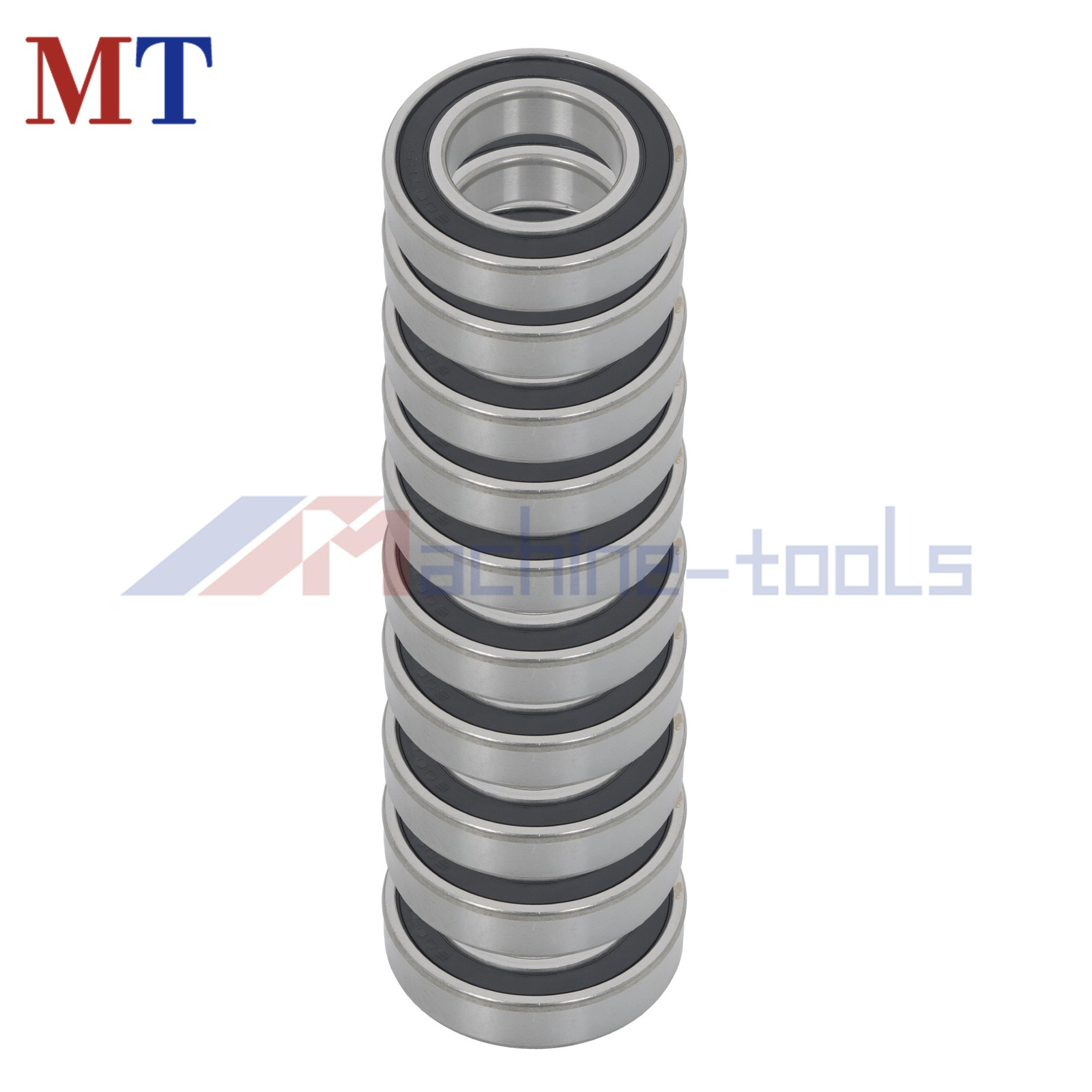 6007-2RS Rubber Sealed Ball Bearings 10pcs 35x62x14mm Set
