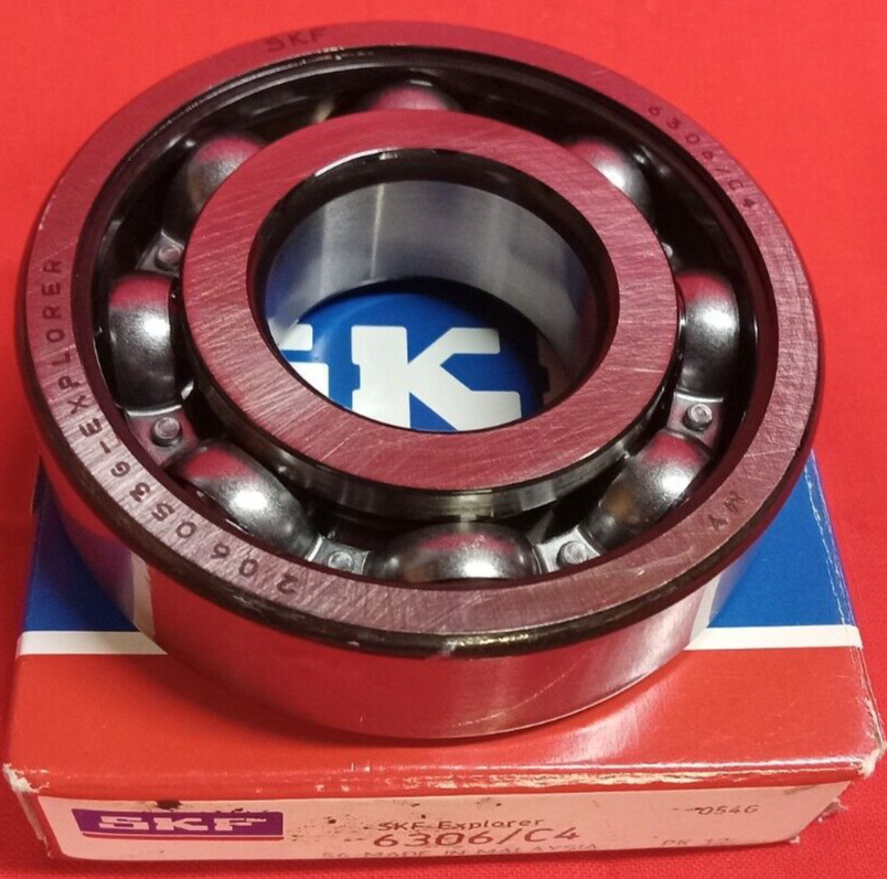 SKF BALL BEARING OD 72MM ID 300 WIDTH 19MM 6306/C4
