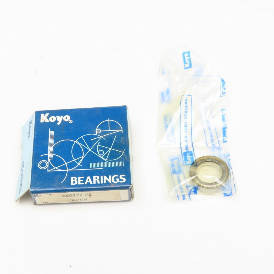 Koyo 6802ZZ Deep Groove Single Row Ball Bearing 24x15x5mm