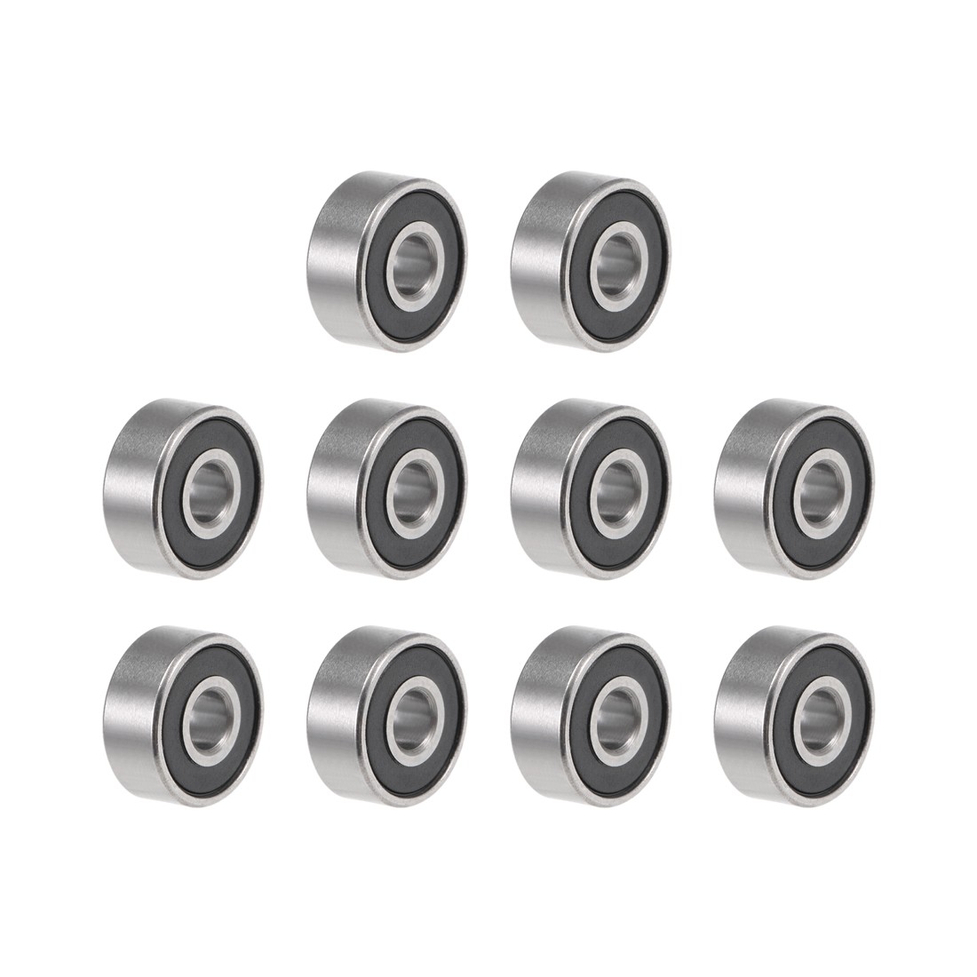 10pcs R2-2RS Ball Bearing 1/8″x3/8″x5/32″ Sealed Z2 Lever Bearings
