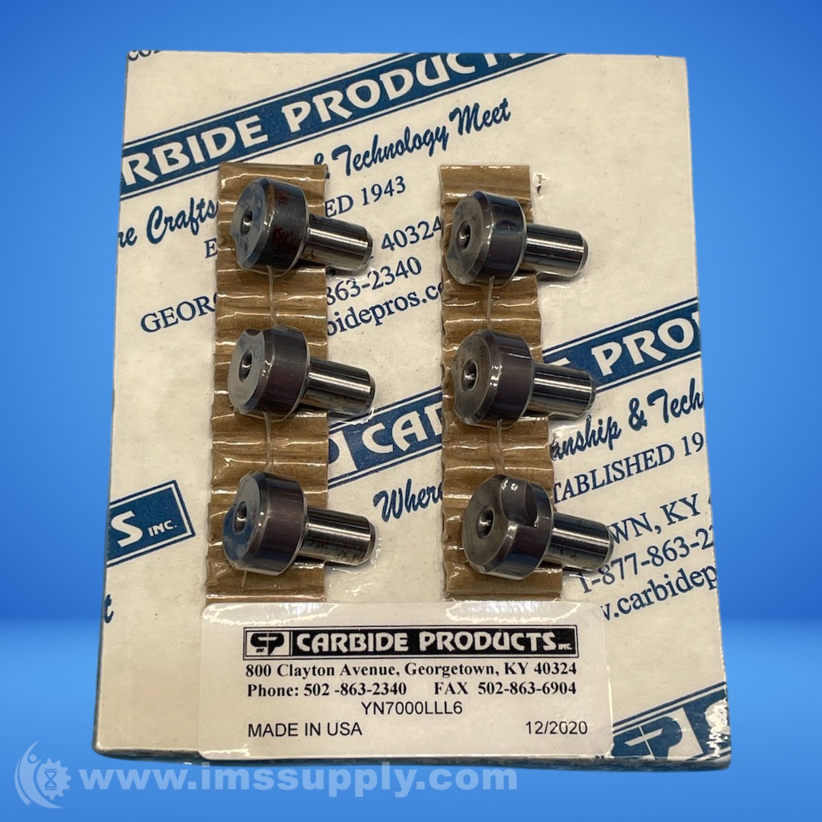 CARBIDE PRODUCTS INC DB-D2-4-15 Pack of 6 Press Fit Drill Bushing FNFP
