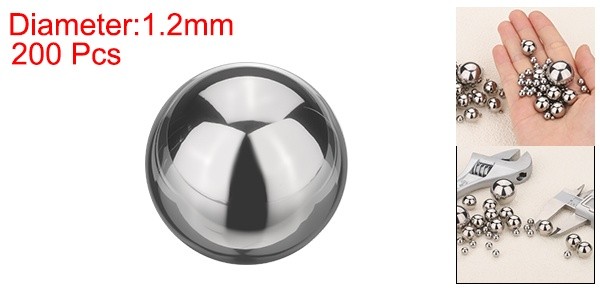 200 Pcs Mirror Polished 0.5mm Bearing Balls 440C Stainless Steel G10 Precision