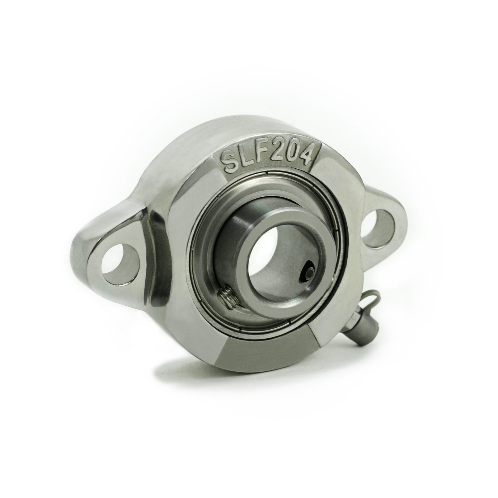 SBLF205-14G 2-Bolt Flange Mounted Bearing Unit, 0.875 in Bore, Dual Seal K-Type