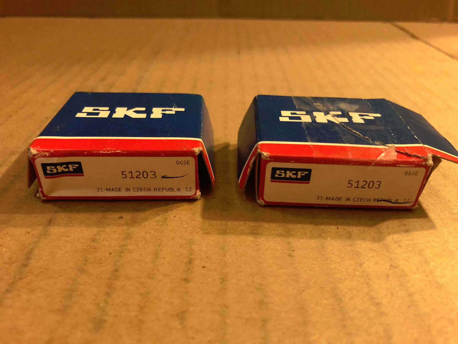 NEW IN BOX 51203 SKF BALL BEARING SINGLE DIRECTION 17MM BORE 35MM OD SHIPSAMEDAY