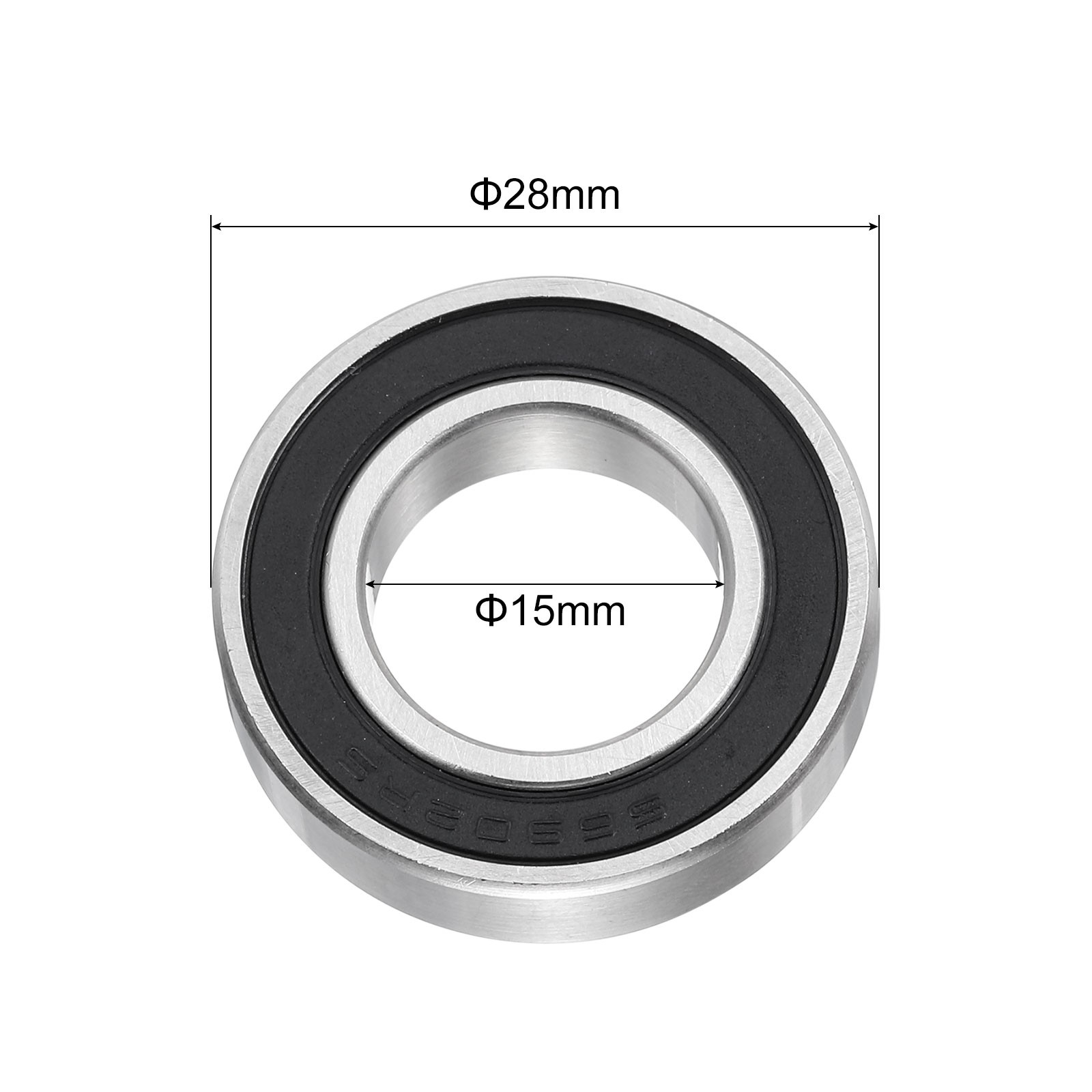 S6902-2RS Deep Groove Ball Bearings 15mmx28mmx7mm Sealed Stainless Steel