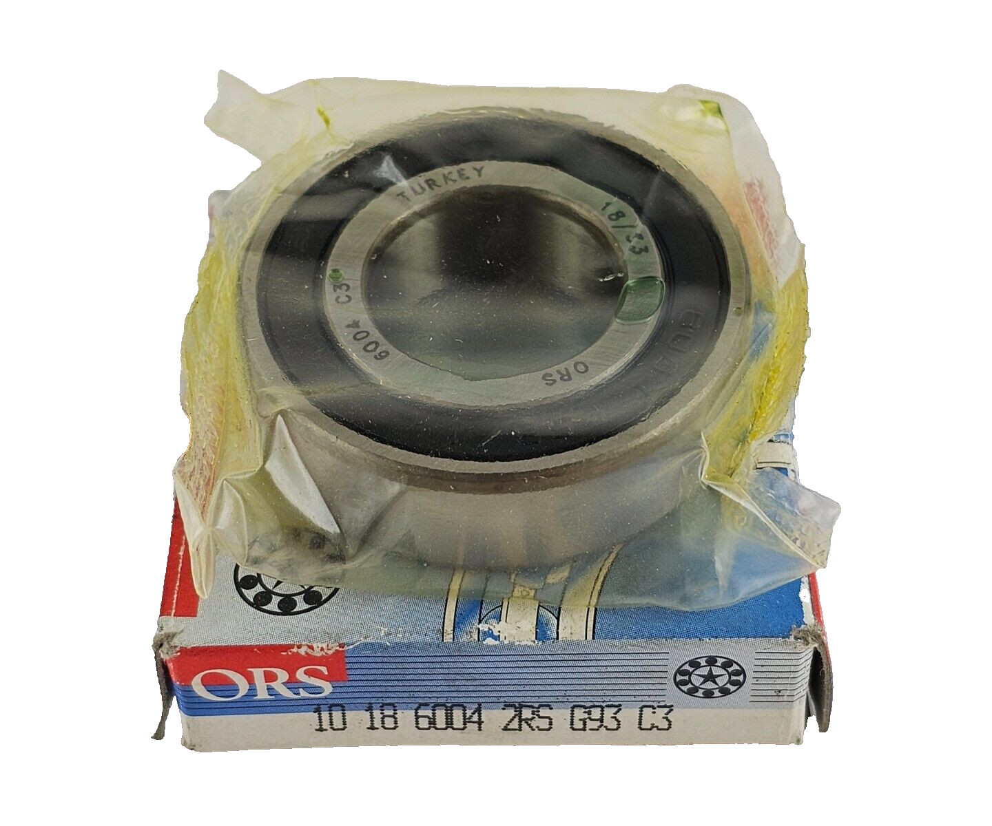 NEW ORS Bearing 6004 2RS G93 C3 Radial/Deep Groove Ball Bearing, Double Shielded