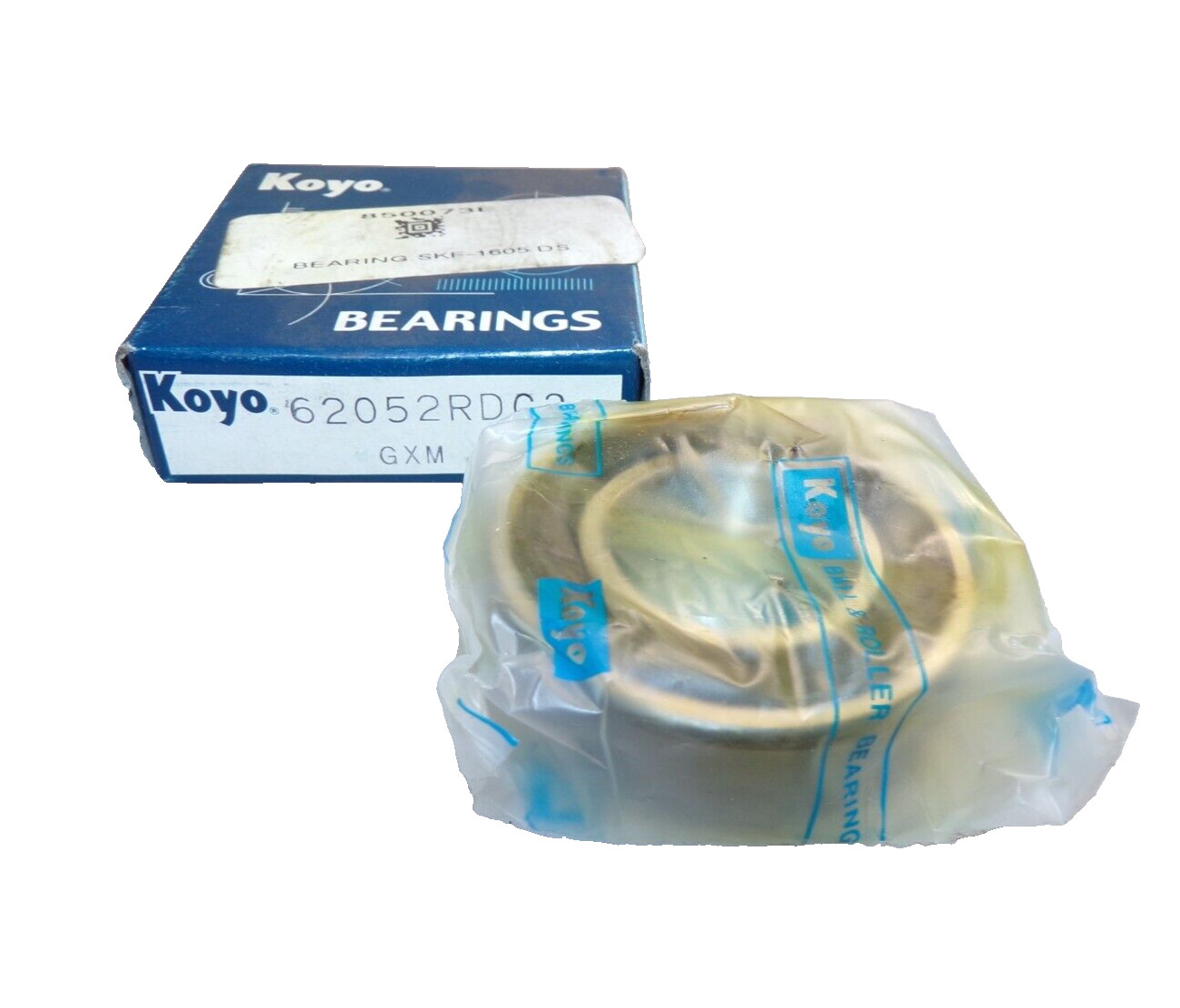 NEW Koyo 62052RDC3 Single Row Ball Bearing Double Seals 25mm x 52mm x 15mm