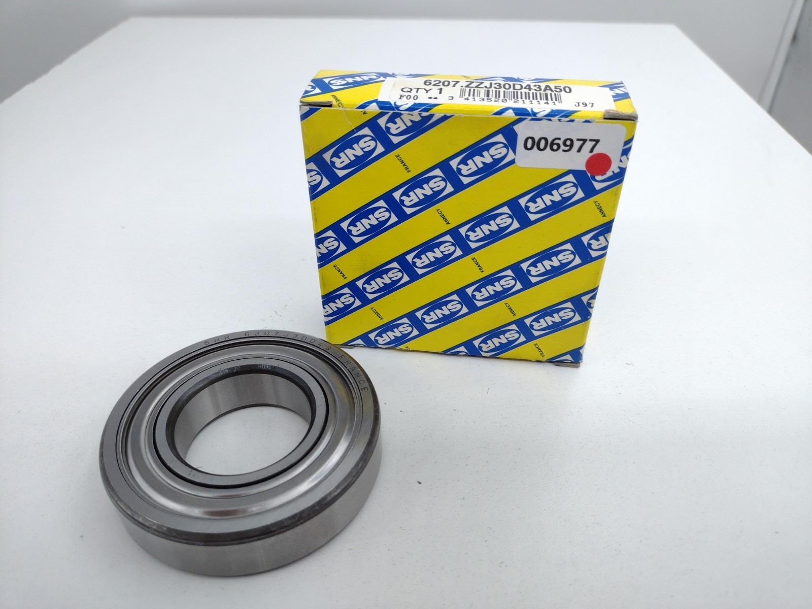*** SNR 6207 ZZ J30 D43 A50 Deep Groove Ball Bearing mm Bore
