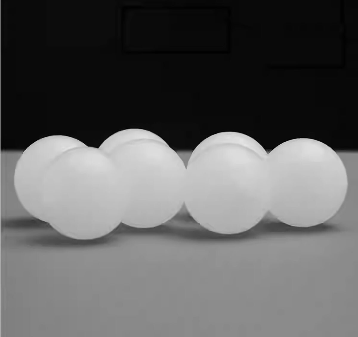 Polypropylene solid PP plastic ball 2mm -50mm translucent floating plastic beads