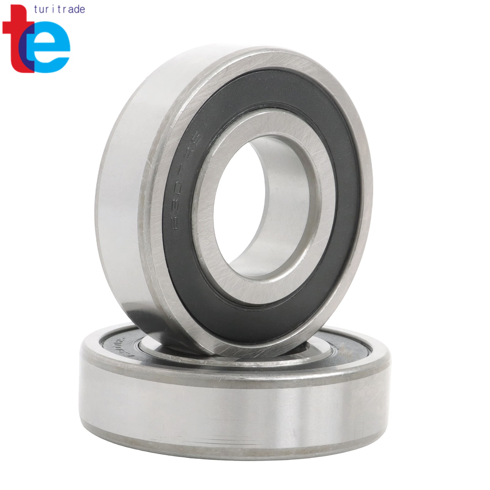 2 Pcs 6307 2RS Bearing 35x80x21mm Deep Groove Double Rubber Sealed Industrial