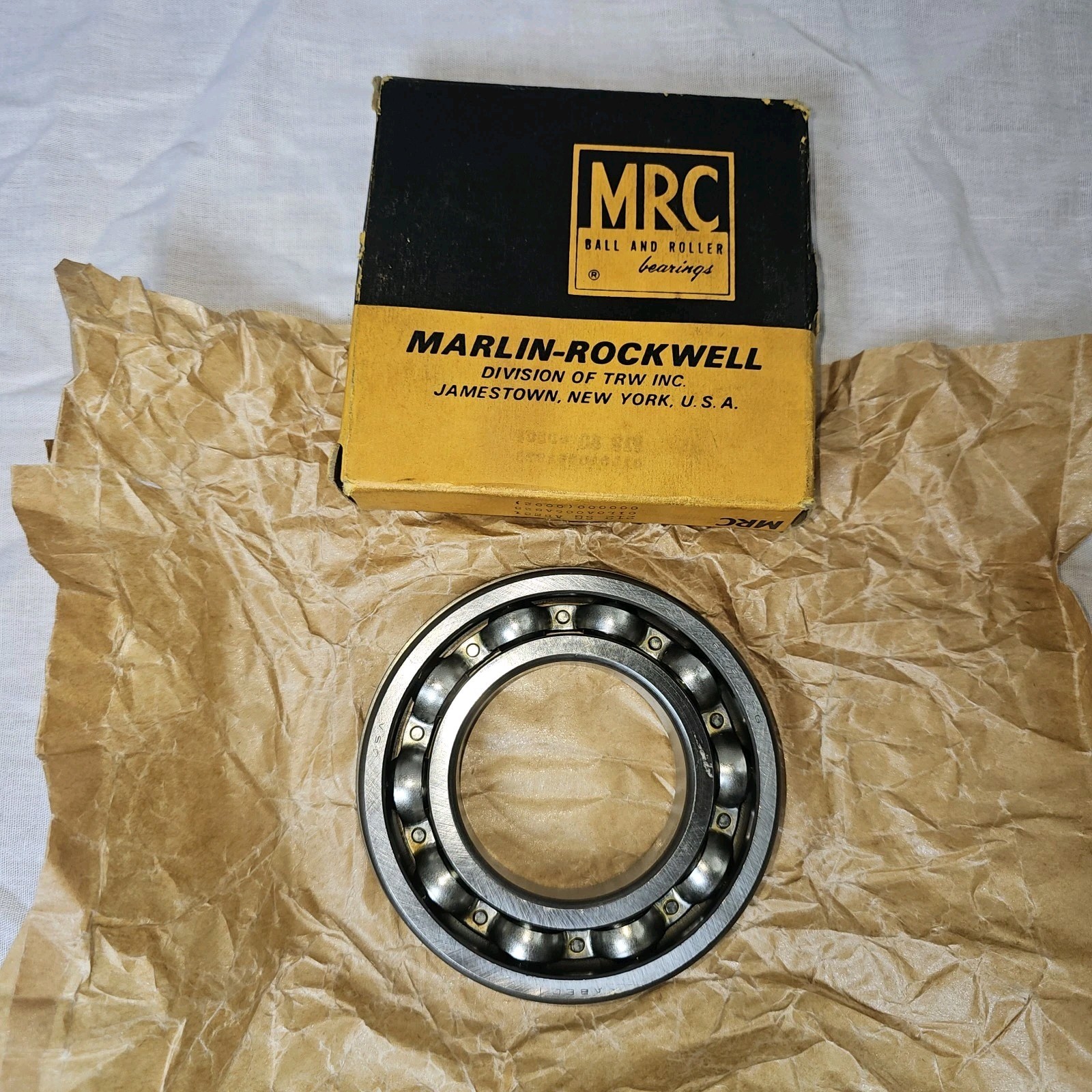 MRC 212 SG ABEC1 Single Row Ball Bearing 60mm Bore, 110mm Outside, 22mm Width