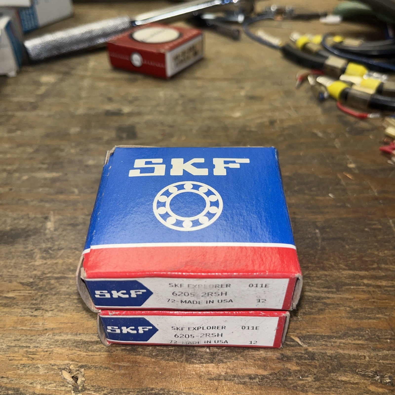 Lot Of 2-SKF Bearing #6205-2RSH, NOS, JFK-1582