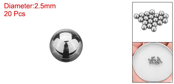 20pcs Tungsten Bearing Balls 2.5mm Tungsten Carbide Precision Ball G5 Grade
