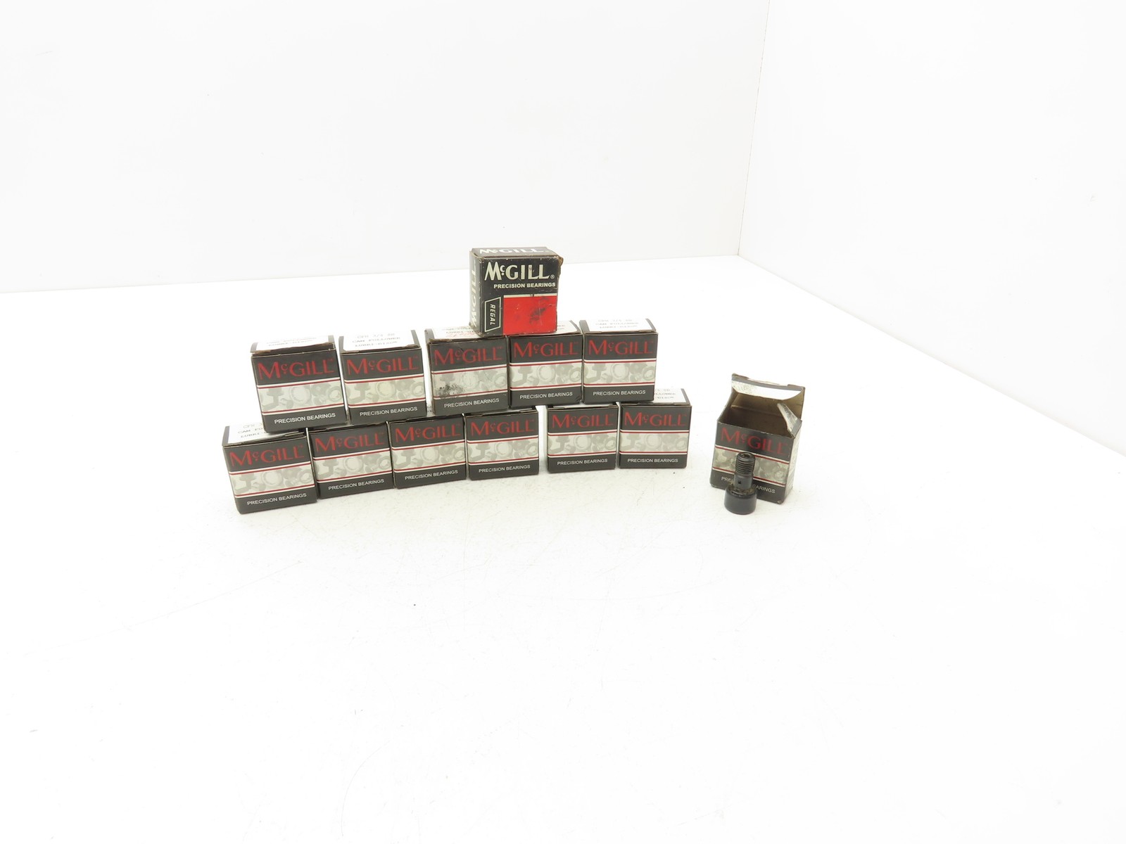 McGill CFH 3/4 SB Cam Follower 3/4″ OD x 1/2″ Wide 7/16″-20 Heavy Stud Lot of 13