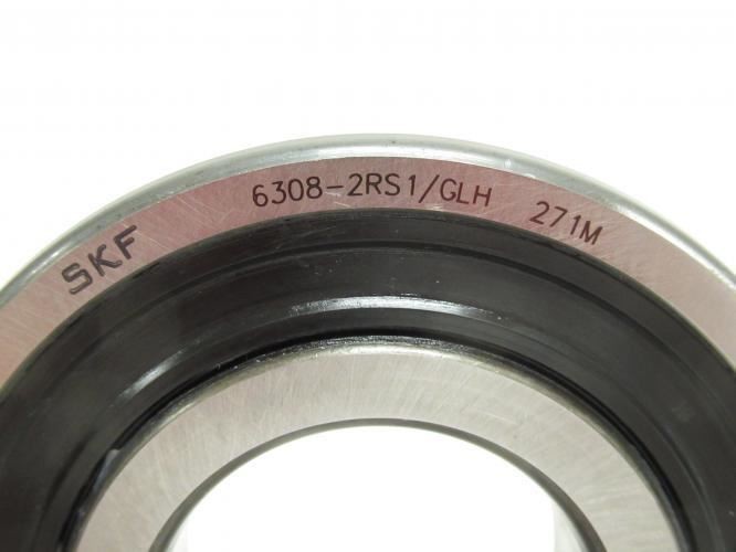 193503 New-No Box; SKF 6308-2RS1/GLH Ball Bearing 40mmID x 90mmOD x 23mm Wide