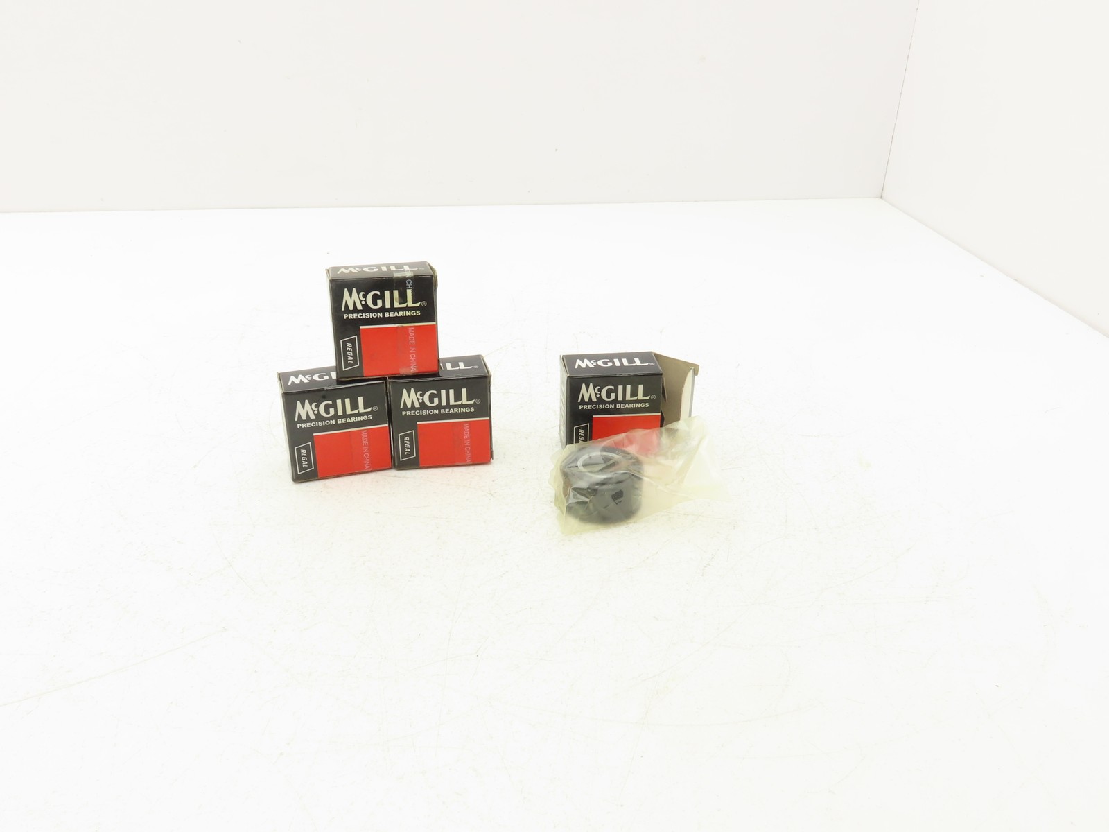 McGill MCYR 17S Crowned Yoke Roller Cam Follower Bearing 17mm Bore LOT OF 4