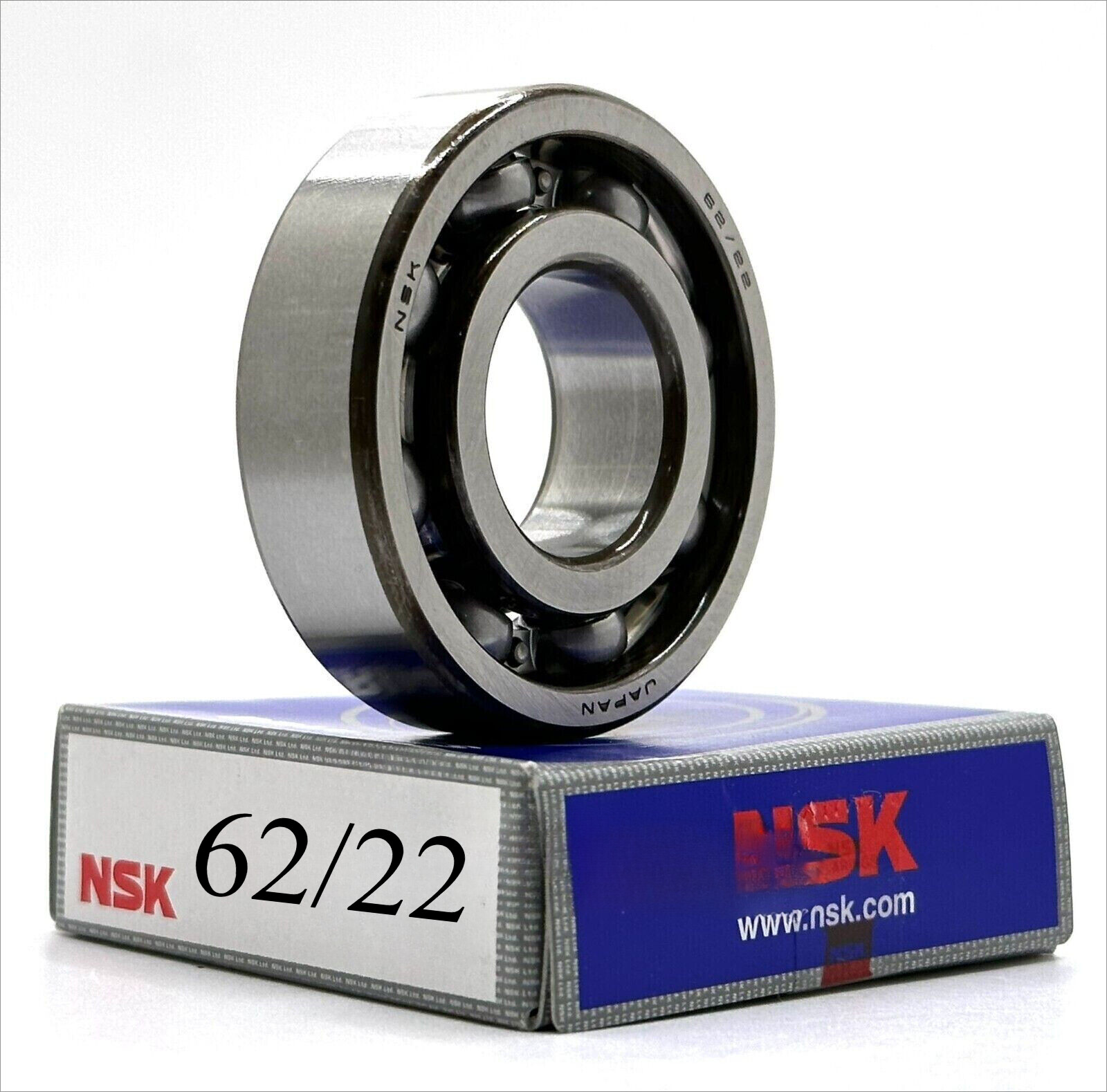 NEW NSK 62/22 BALL BEARING 22x50x14 mm Free Shipping & Return Metal