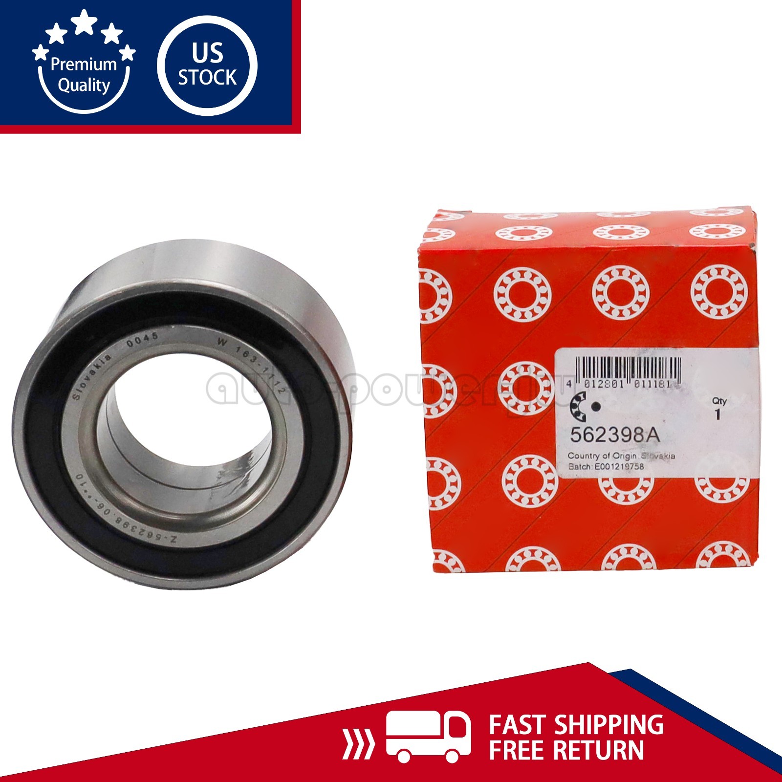 For FAG 562398A Wheel Bearing Fits For Renault Logan F-113175 DAC3772 37x72x37mm