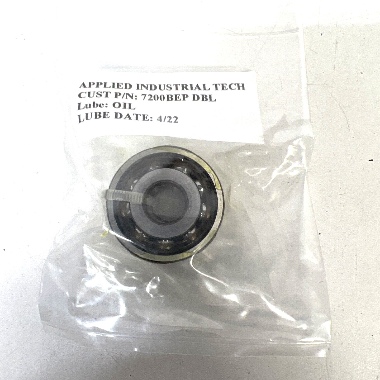 (Pack of 2) 7200 BEP Angular Contact Ball Bearings, Single Row 10x30x9 mm