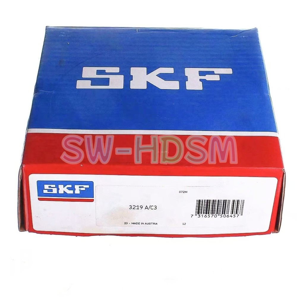 New SKF 3219 A/C3 Double Row Angular Contact Ball Bearing Freight Free 1PCS #NN