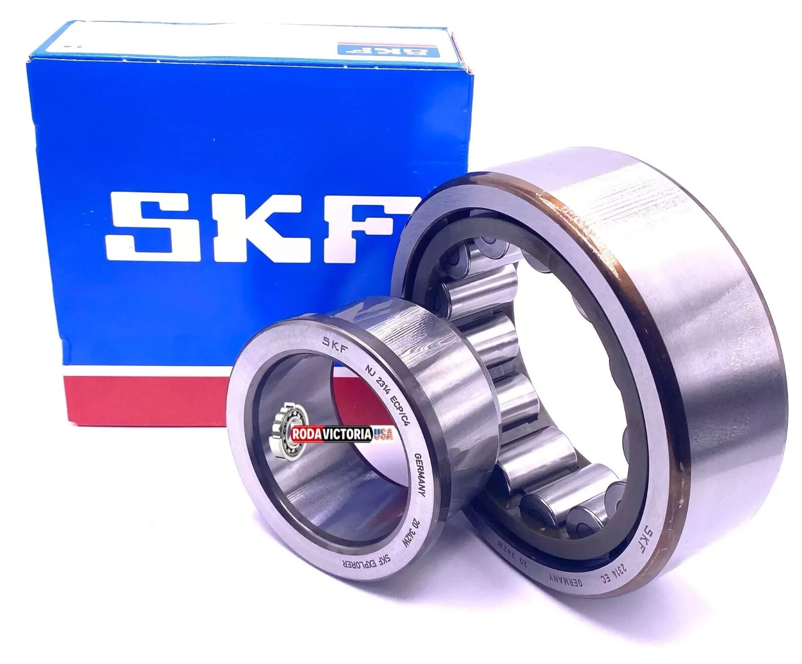 SKF Germany NJ 2314 ECP C4 Cylindrical Roller Bearing 70x150x51 mm