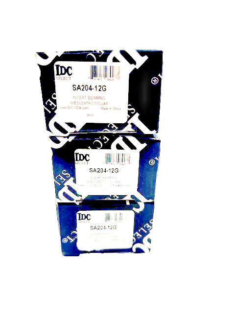 IDC Select SA204-12G Insert Bearing W/Eccentric Collar