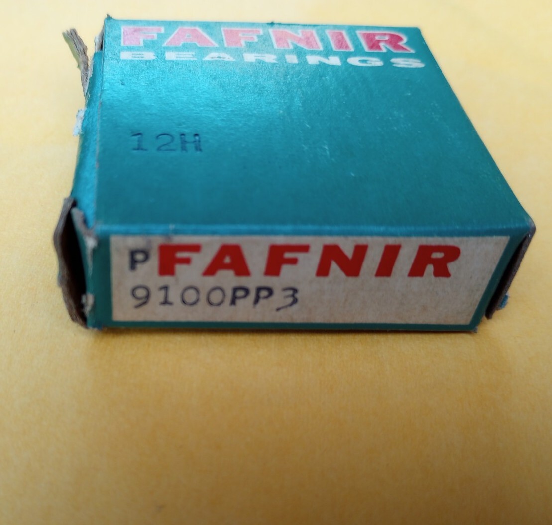 Fafnir 9100PP3 Ball Bearing NOS Sealed.