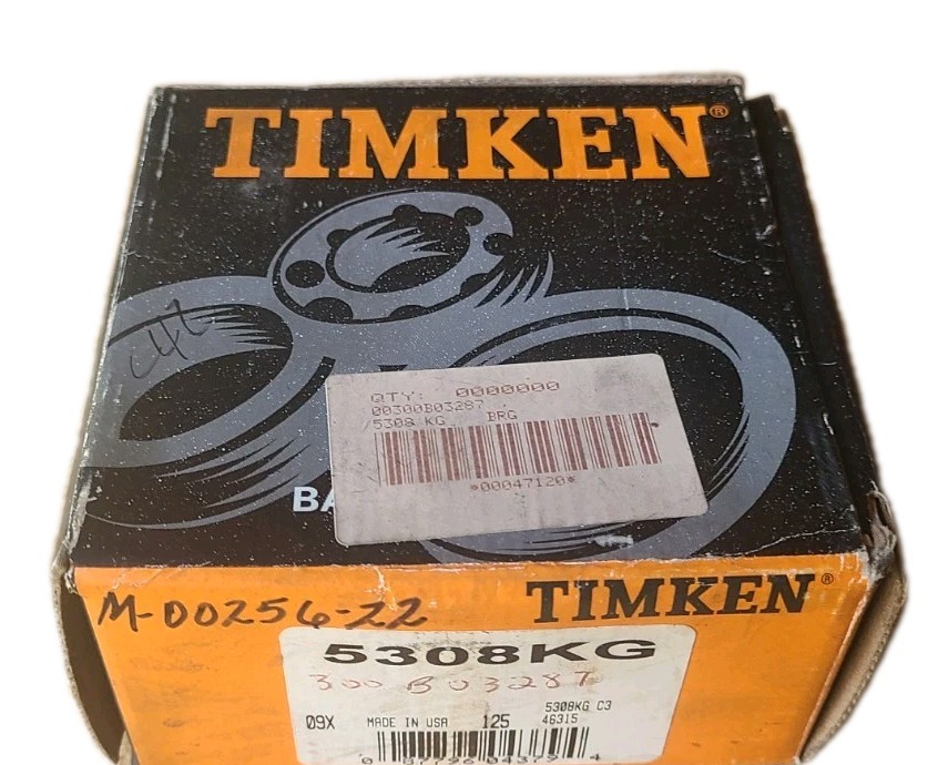 Timken 5308KG C3 Double Row Angular Contact Ball Bearing 40mm Bore x 90mm OD