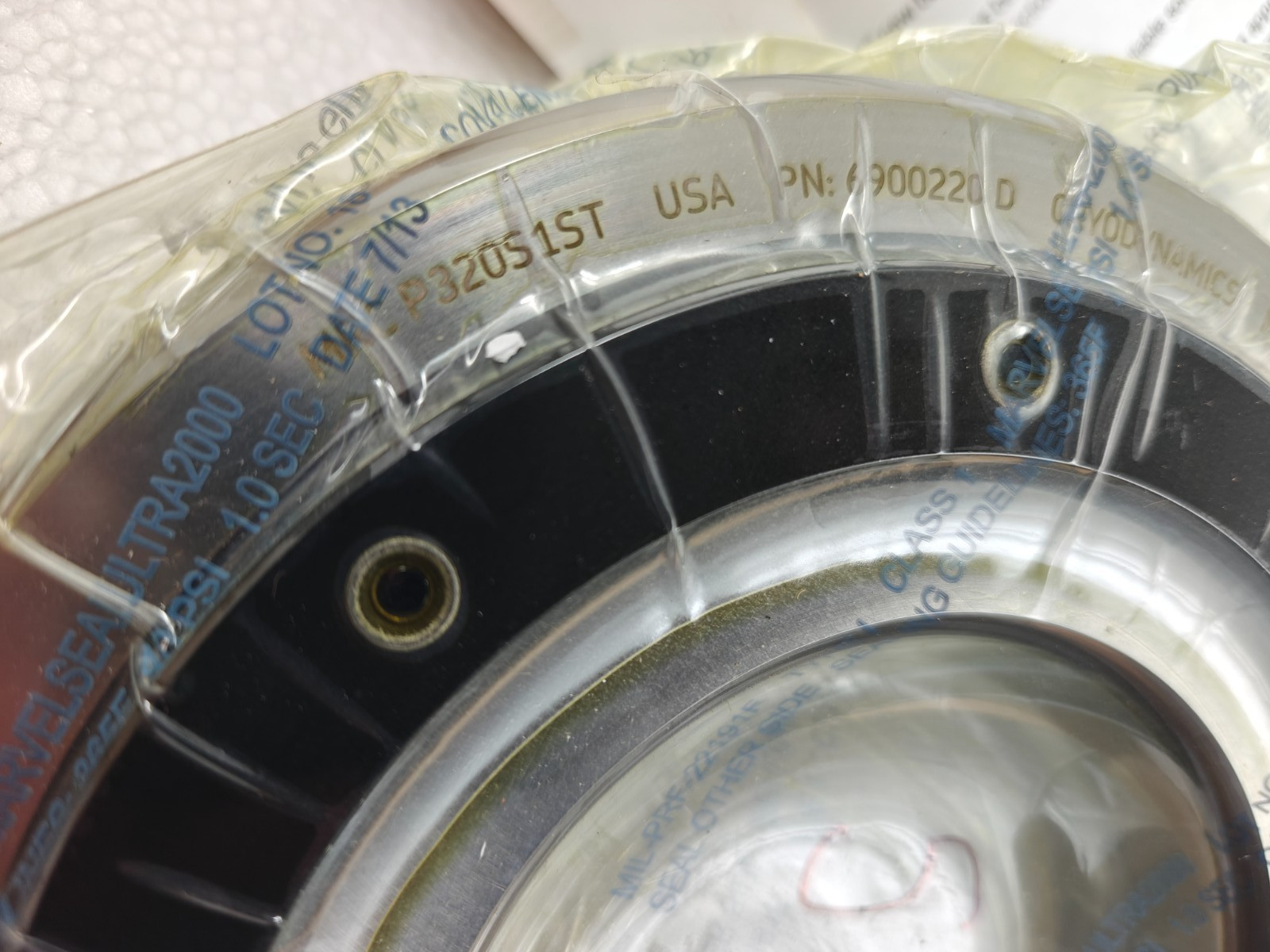 MRC P320S1ST CRYODYNAMICS Ball Bearing MRC SN H 10590 PN: 6900220 D 6320 Bearing
