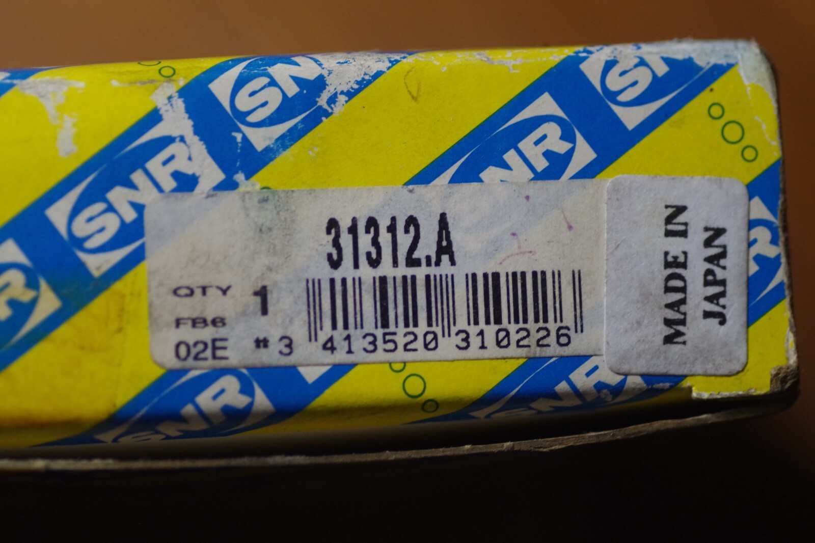 NEW OEM SNR 31312A Metric Taper Roller Bearing 60x130x33.5mm NEW IN BOX!